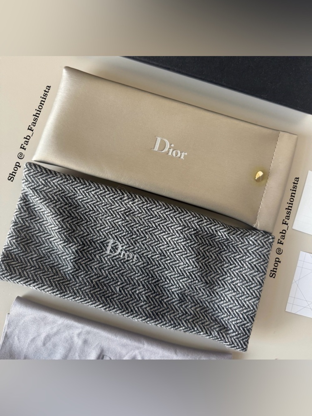 Dior Accessories Box & Pouches Set in Black, Gold, Gray, Silver - Picture 3 of 7